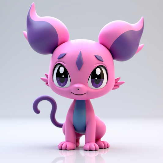 Süßer Fantasie Drachen Jinx LOL PinkDream