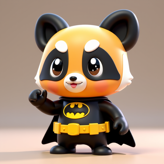Heldenhafter Panda „BatPanda“ – Der kleine Beschützer mit großem Herz!